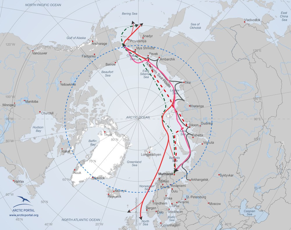 Arctic ice decline infographic